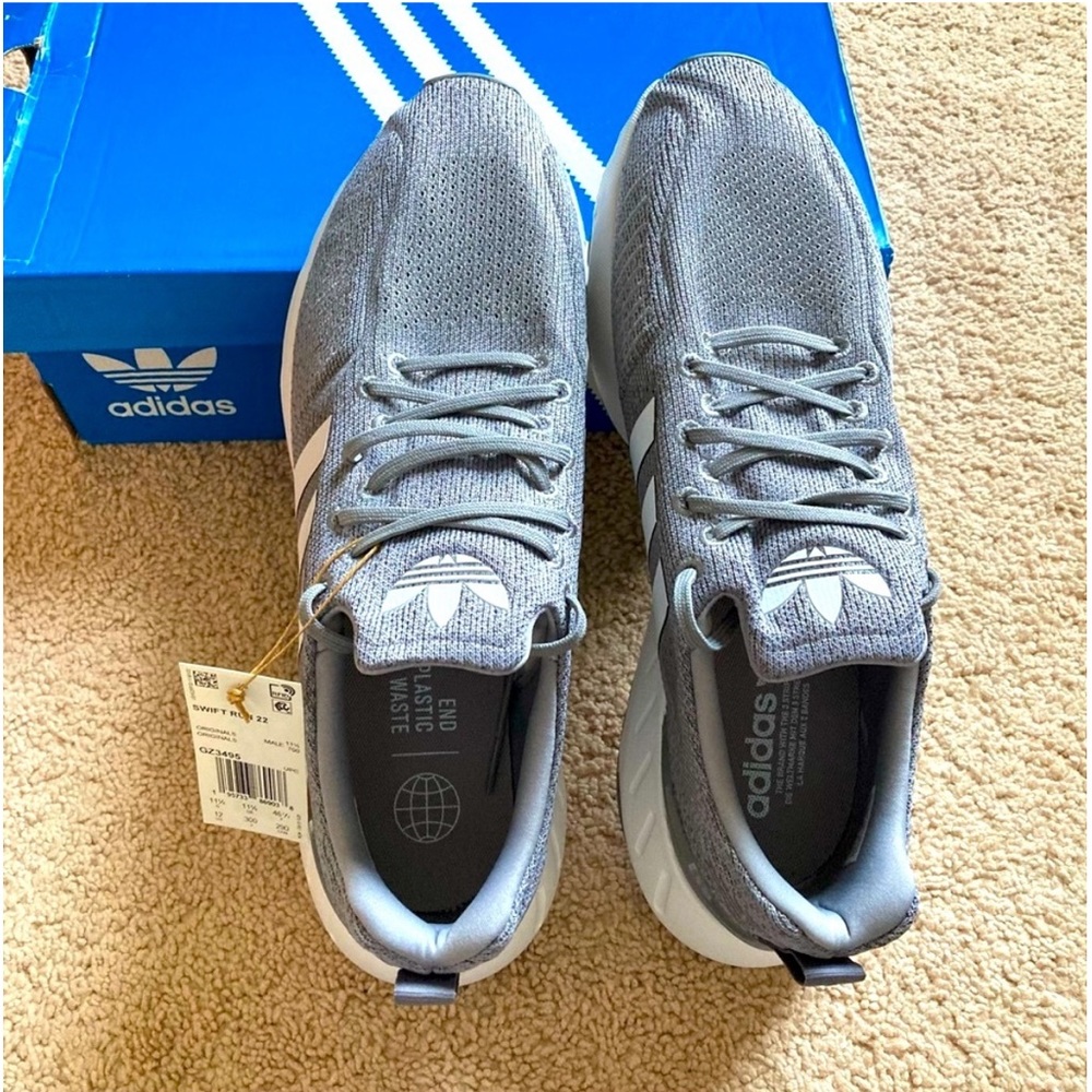 🆕 Adidas Men’s Swift Run 22 Athletic Running Shoes - Picture 5 of 12